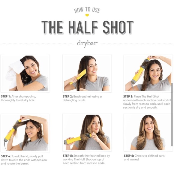 NIB Drybar The Half Shot Round Blow-Dryer Brush - Picture 4 of 14